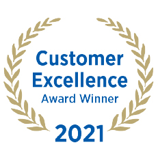 Customer Excellence Award Winner 2021