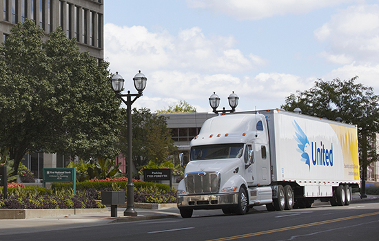 Corrigan Logistics united transportation truck