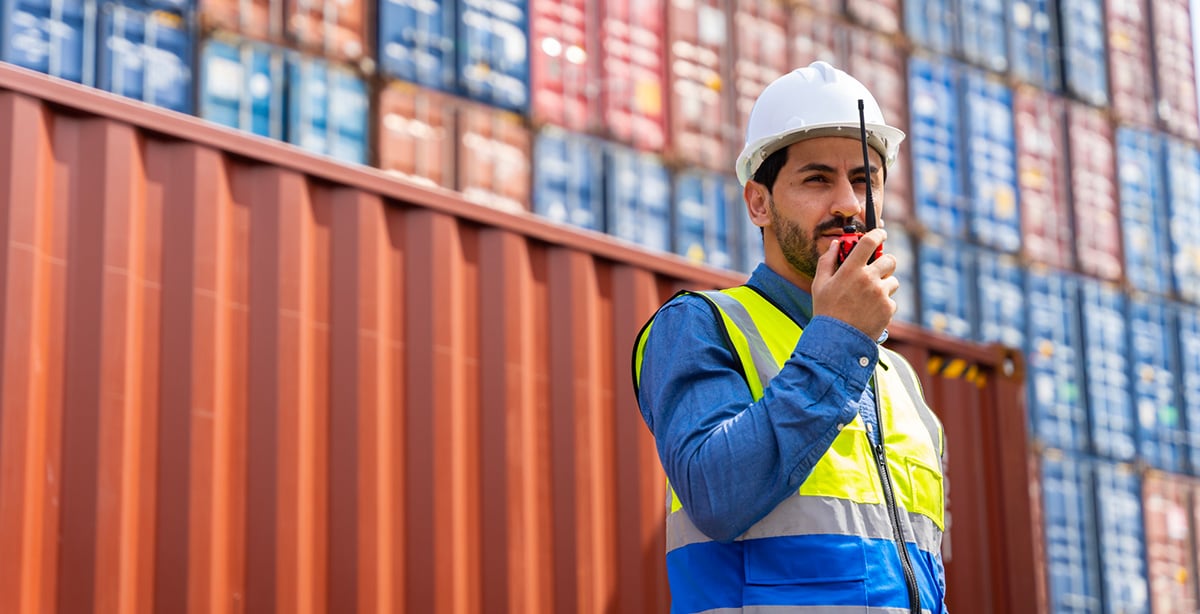 Worker in freight forwarding